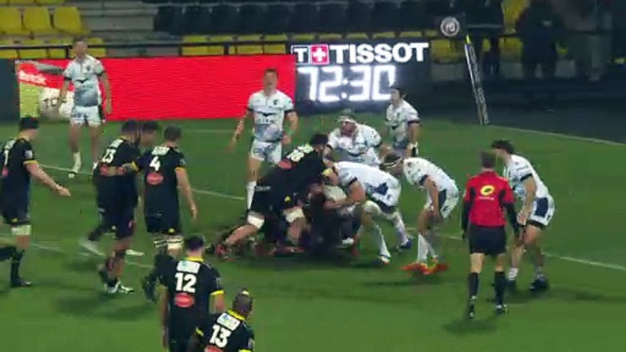 TOP 14 - Essai de Dyllin LEYDS 2 (SR) - Stade Rochelais - Montpellier Hérault Rugby - J16 - Saison 2021/2022