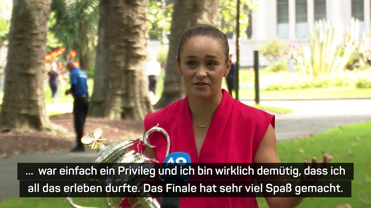 Barty: “Habe den Sieg noch nicht realisiert”