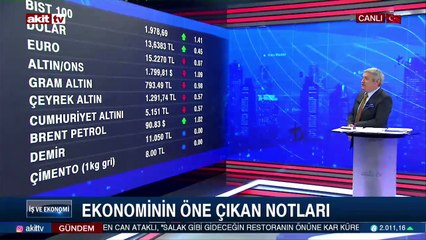 Ekonominin öne çıkan notları