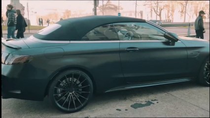 Paris place Vauban 30-01-22 Mercedes AMG classe C cabriolet