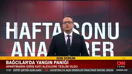 Son dakika! Bağcılar'da korkutan yangın! 2'si yatalak 8 kişi kurtarıldı