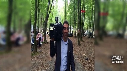 Yediği yumruk kameramanı gözünden etti