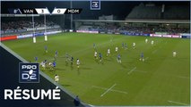 PRO D2 - Résumé RC Vannes-Stade Montois: 33-10 - J19 - Saison 2021/2022