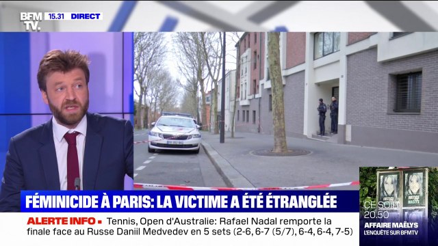 Mort d'une femme à Paris: la victime a été étranglée selon les premiers résultats de l'autopsie
