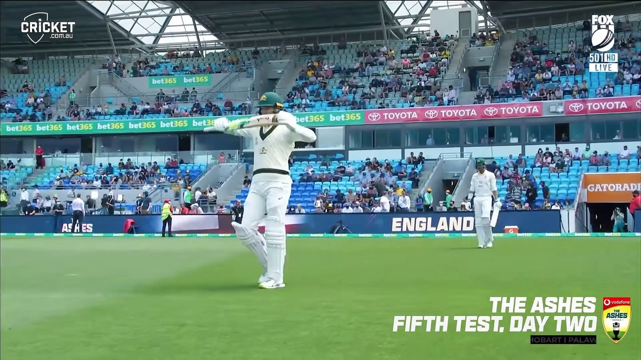 The Ashes 2021-22 Australia v England 5th Test Day 2 at Hobart Jan 15th 2022