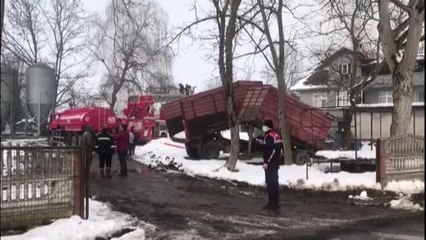 Çıkan yangında müstakil ev hasar gördü