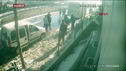 Kaza sonrası kör eden yumruk