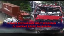 9 Fakta Kecelakaan Maut Beruntun di Simpang Rapak Balikpapan