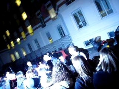 Panic at the Disco in front of Nrj