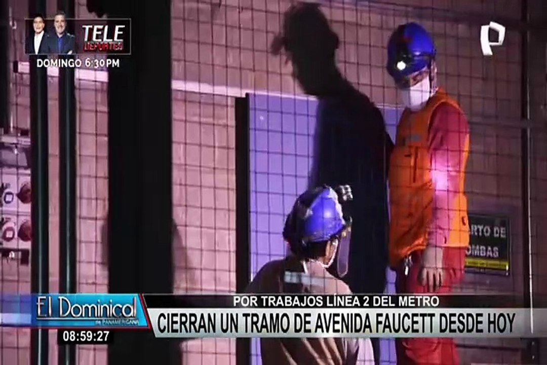 ATENCIÓN: cierran un tramo de la avenida Faucett por trabajos de la Línea 2 del Metro