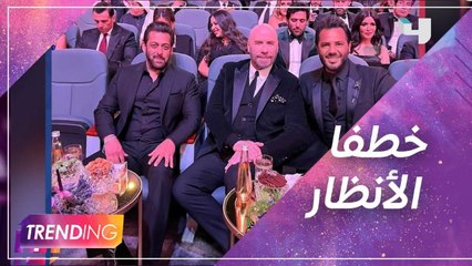 جون ترافولتا وسلمان خان يخطفان أنظار النجوم العرب في Joy Awards