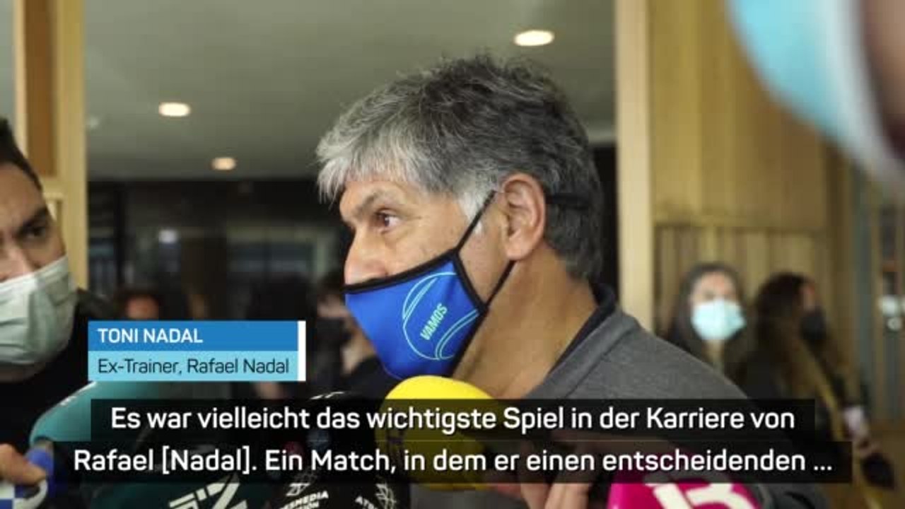 Toni Nadal: “Vielleicht Rafaels wichtigstes Spiel'
