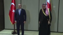 Dışişleri Bakanı Mevlüt Çavuşoğlu, Bahreyn'de mevkidaşı Zeyyani ile görüştü