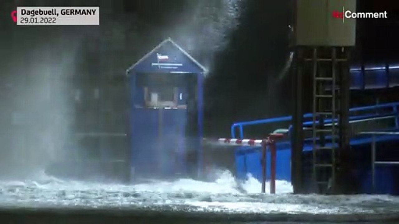 Sturmtief 'Nadia' sorgt für Sturmfluten in Norddeutschland