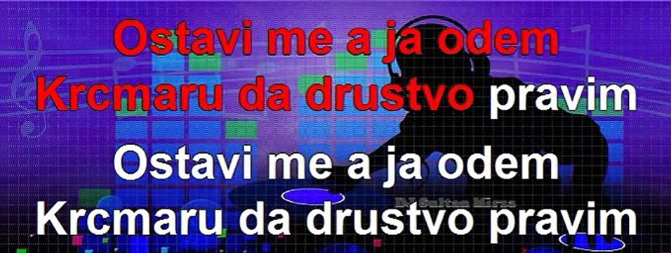 Napijem se pa sve zaboravim - Kemal Malovčić (uživo karaoke)