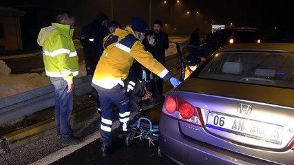 KAZA YAPAN ALKOLLÜ SÜRÜCÜ AĞLADI