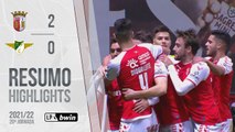 Highlights: SC Braga 2-0 Moreirense (Liga 21/22 #20)