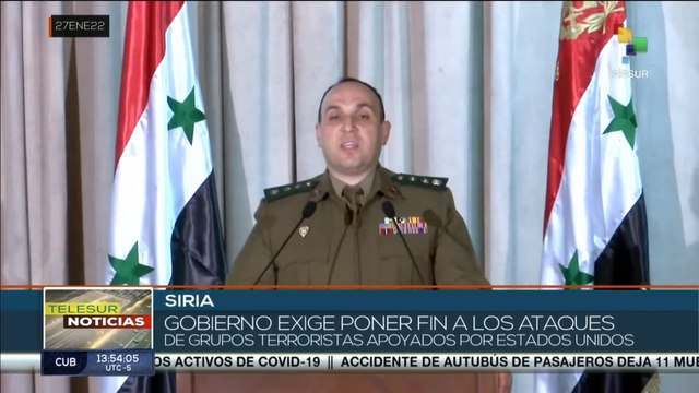 Siria exige poner fin a los ataques terroristas apoyados por EE.UU.