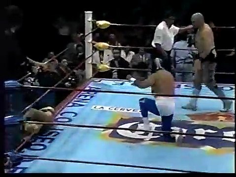 Gigante Silva & Olimpico & Tinieblas Jr vs Black Warrior & Blue Panther & Apolo Dantes & Mascara Año 2000 (12.7.99)