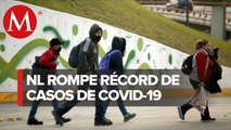 En Nuevo León, tiene enero 6,323 casos menos de covid-19 que todo el año 2020