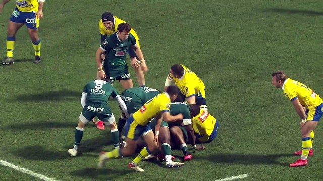 TOP 14 - Essai de Mathias COLOMBET (SP) - Section Paloise - ASM Clermont - J16 - Saison 2021/2022