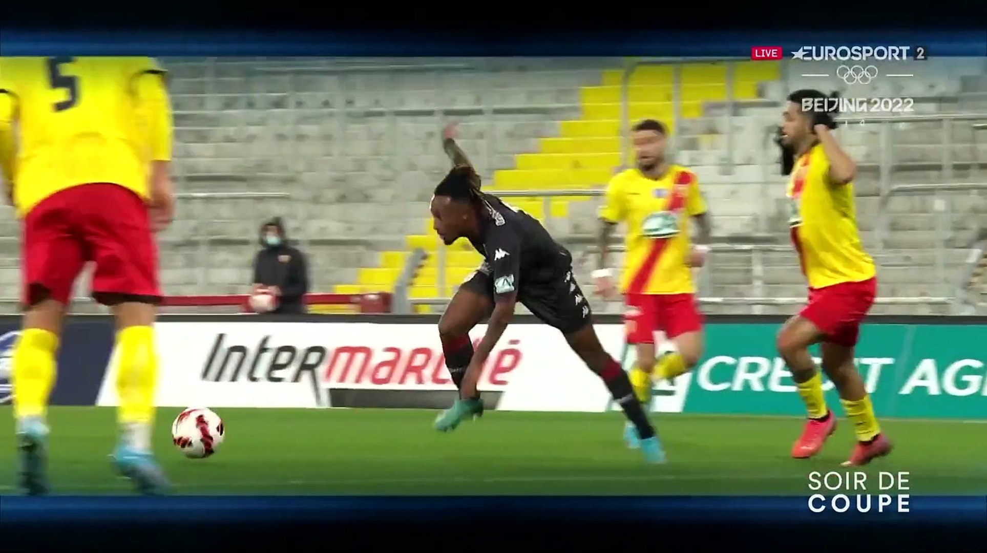 Quatre buts et Monaco étrille Lens le résumé du match