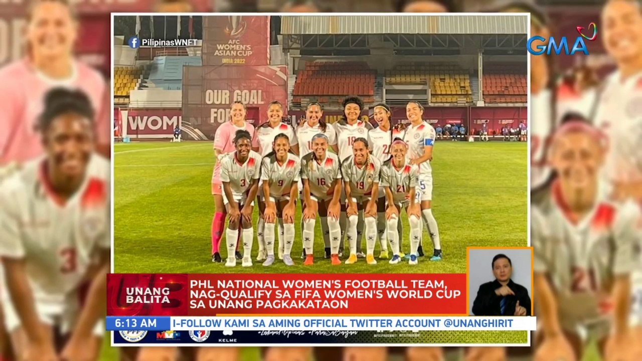 PHL national women's football team, nag-qualify sa FIFA Women's World Cup sa unang pagkakataon | UB