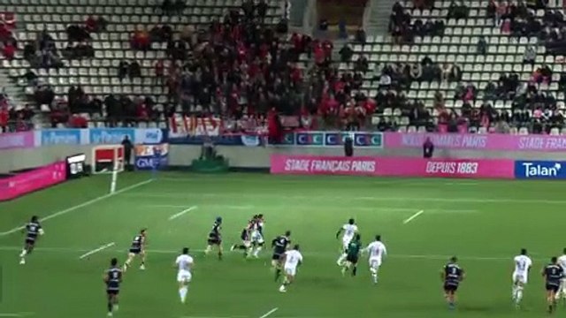TOP 14 - Essai de Jiuta WAINIQOLO (RCT) - Stade Français Paris - RC Toulon - J16 - Saison 2021/2022