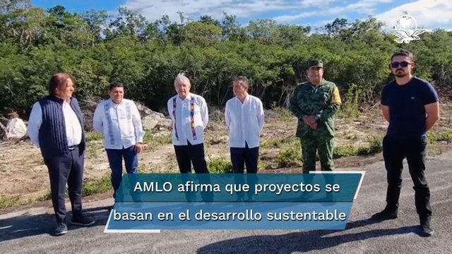 AMLO asegura que Tren Maya y proyectos en el sureste no destruirán medio ambiente