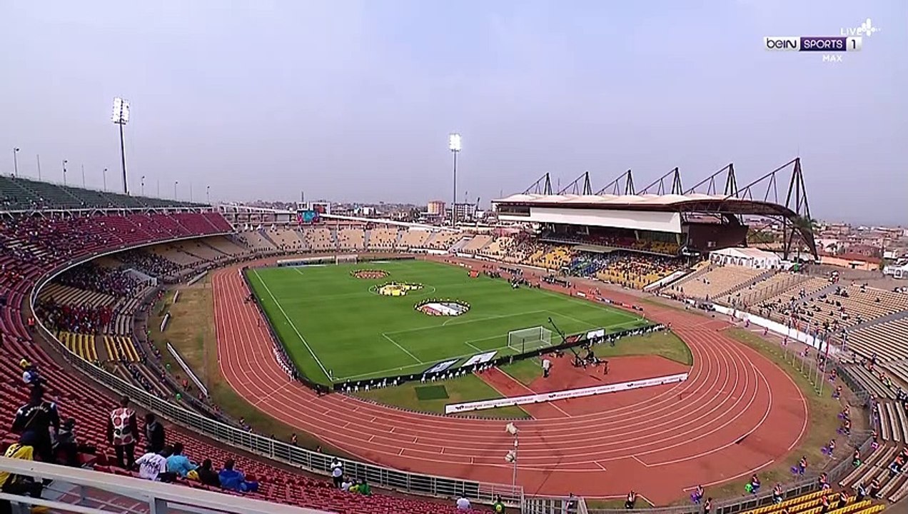 الشوط الاول مباراة مصر و المغرب 2-1 ربع نهائي ك...