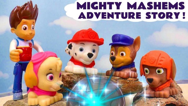 Paw Patrol Toys Adventure Story as Paw Patrol Pups enter Mashems World with the Funny Funlings in this Toy Trains 4U Full Episode Toy Story Video for Kids