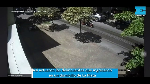 Así actuaron los delincuentes que ingresaron a robar una casa en Barrio Norte