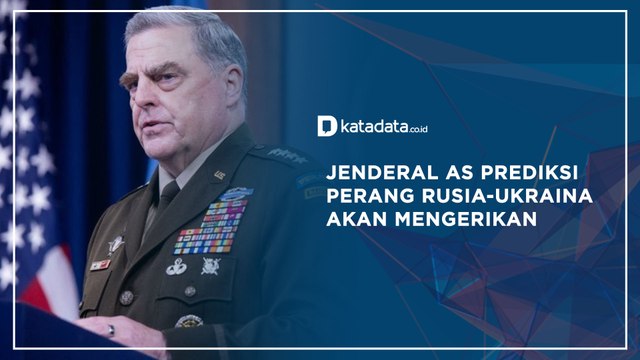 Jenderal AS Prediksi Perang Rusia-Ukraina Akan Mengerikan | Katadata Indonesia