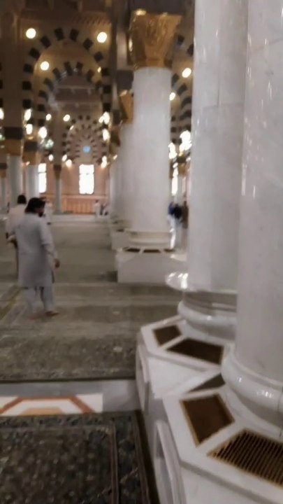 Cooling System inside Pillars of Mosque Nabavi | Masjid Nabavi ko thnda krne wale pillar