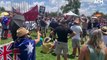 March Against Mandatory Vaccination protesters outside of Parliament House | January 31, 2022 | Canberra Times