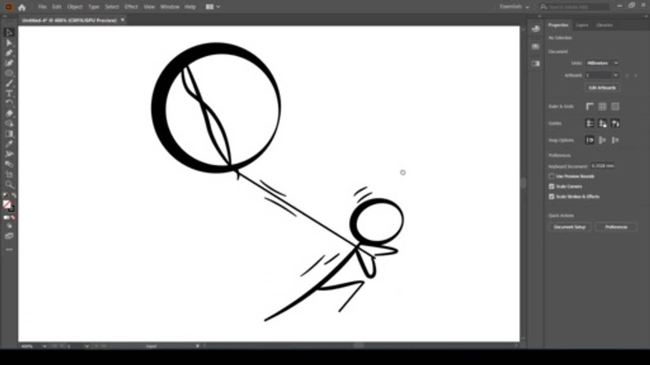 Illustrator Tutorial - The Moon Walker