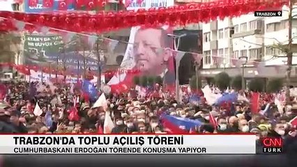 Erdoğan'ın tepkisini çeken pankart: ''Kaldırın onu''