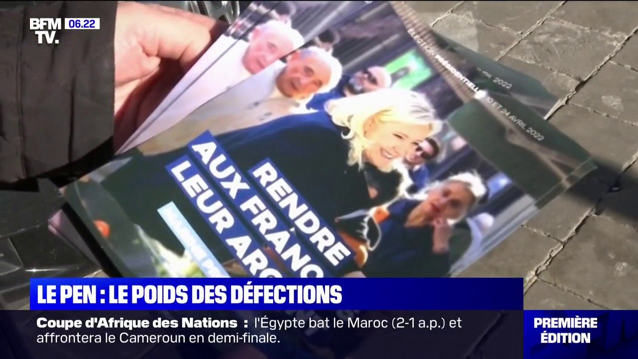 Quel impact ont les défections du Rassemblement national sur les électeurs du parti ?