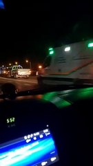 Imágenes minutos después del grave hecho