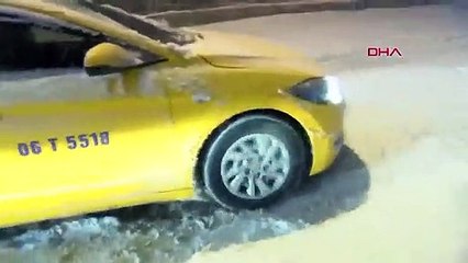 Ankara yeni güne ''bembeyaz'' uyandı