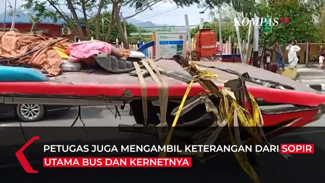 Update Bus Menabrak Flyover di Padang Panjang, Polisi Masih Cari Sopir Kedua