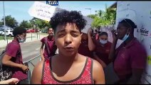 Les lycéens manifestent à Plateau Caillou