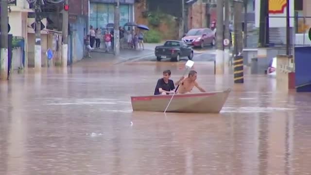 Al menos 19 fallecidos durante las inundaciones en Brasil