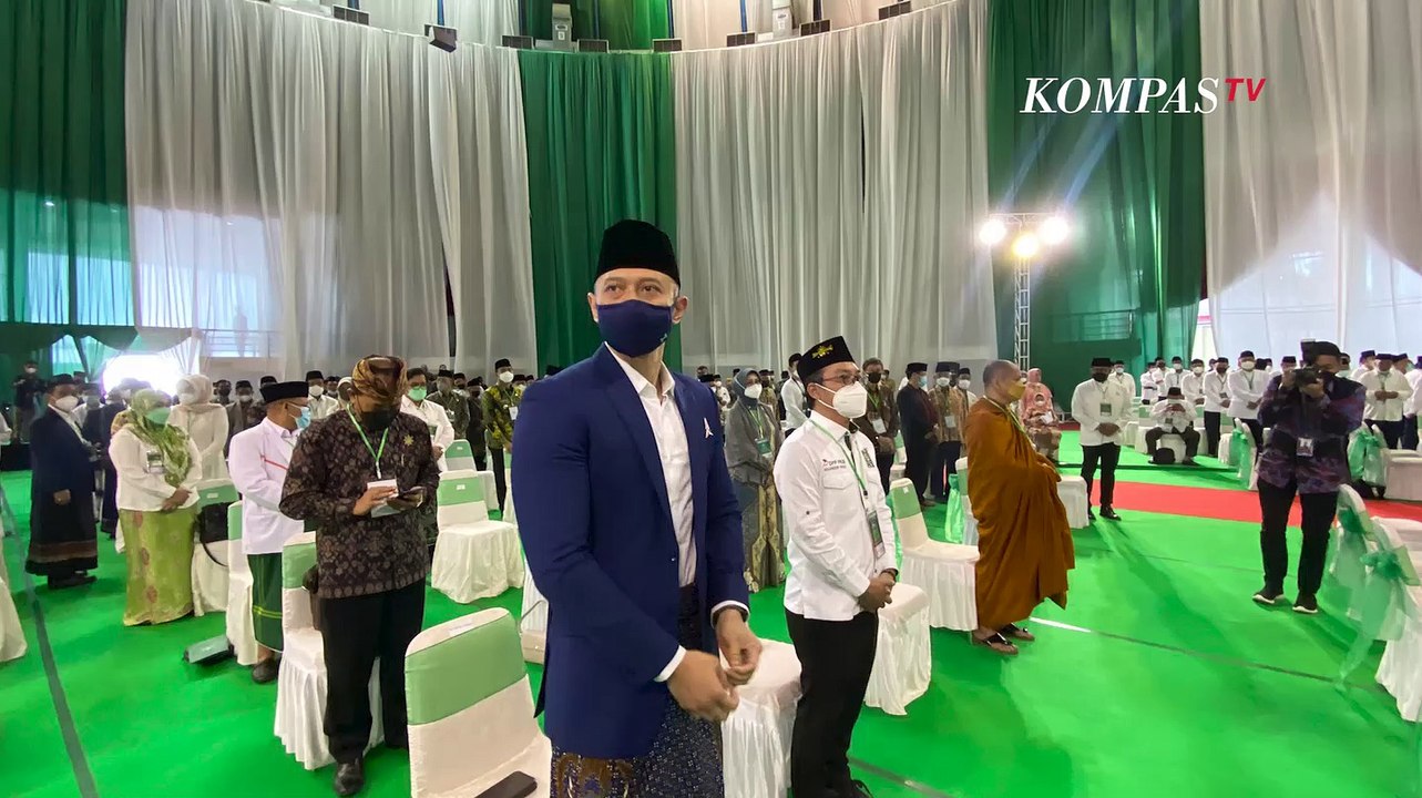 Saat AHY Nyanyi Ya Lal Wathon Sambut Harlah ke-96 NU dan Pengukuhan PBNU
