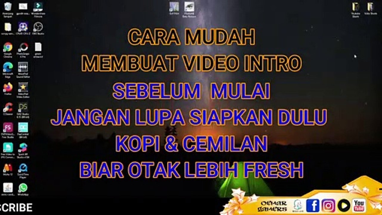 Cara Membuat Intro Video | Mudah dan Sederhana Tapi Tetap Menarik