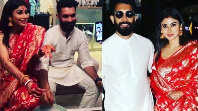 Mouni Roy और Suraj Nambiar ने की अंगूठी ढूंढने की रस्म, Viral हुआ Video | FilmiBeat