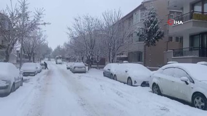 Afyonkarahisar'da kar yağışı