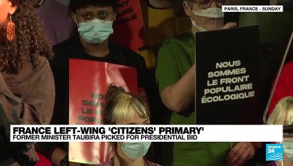 Former minister Taubira wins French left-wing 'citizens' primary'