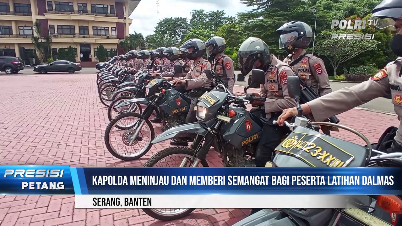 Motivasi Personel, Kapolda Banten Tinjau Langsung Latihan Dalmas Ditsamapta