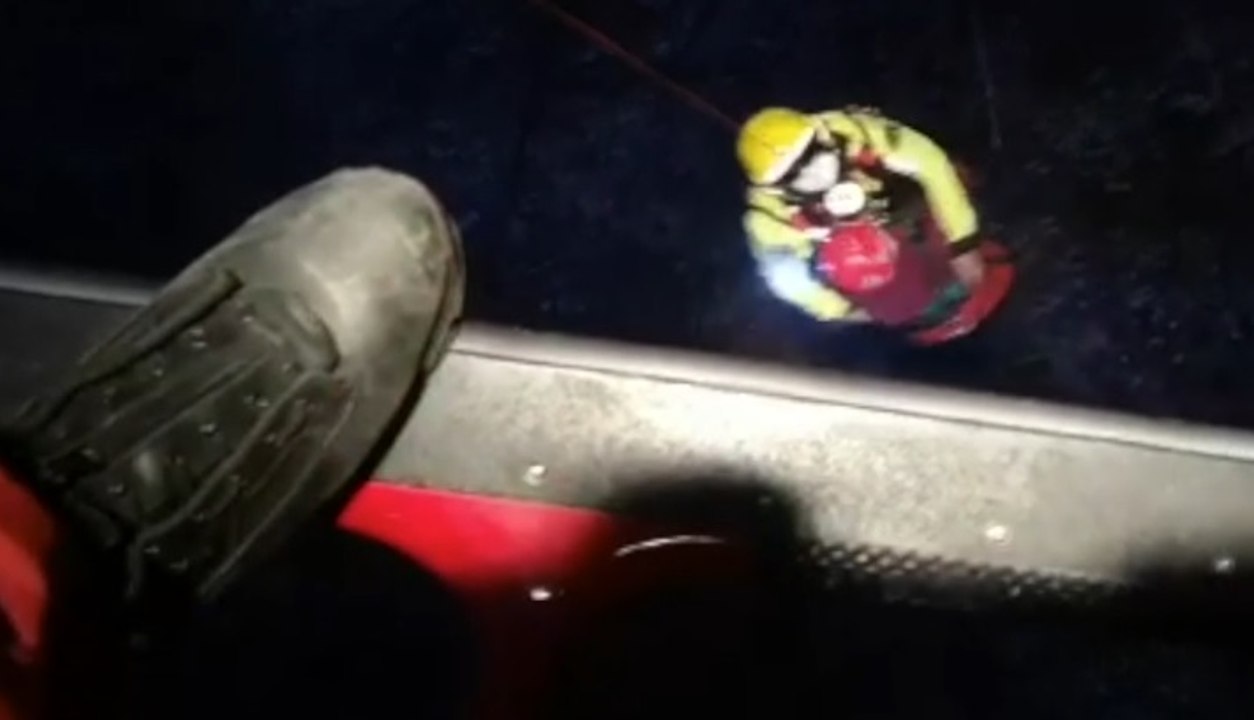 Sora (FR) - Ragazzi bloccati in zona imperbia salvati dai Vigili del Fuoco (31.01.22)